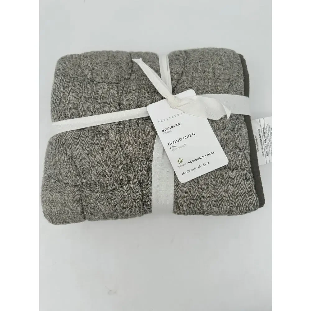 Pottery Barn Cotton Cross Stitch Quilted Sham Standard $59.50